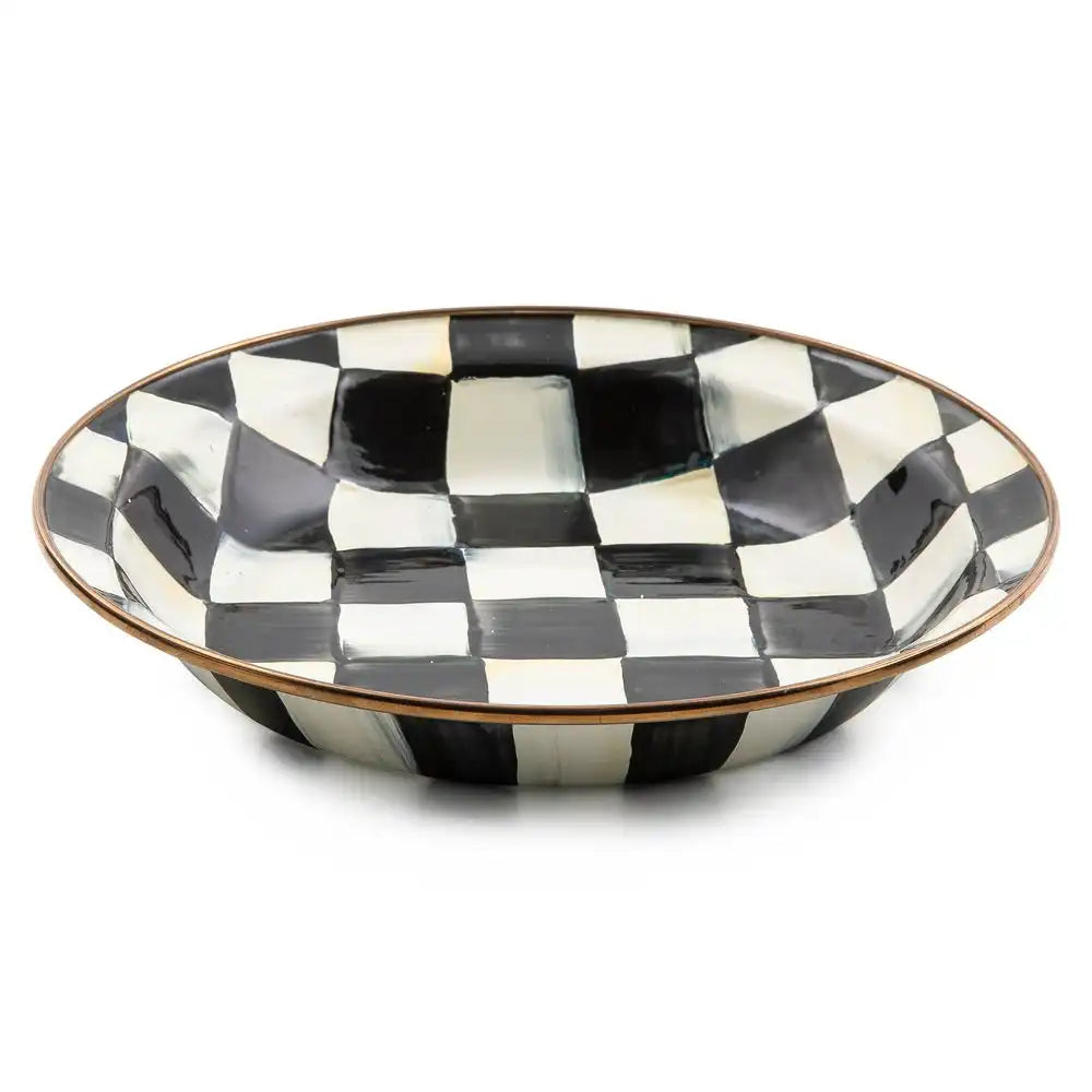 Wild Rose Brown Pie Plate