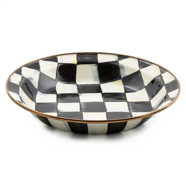 Wild Rose Brown Pie Plate