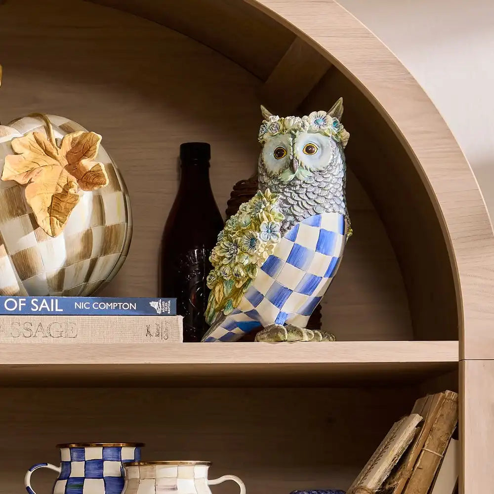 Royal Autumn Owl Figurine Secondary image