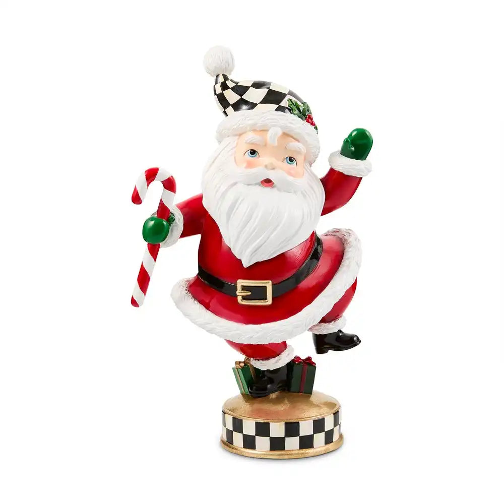 Holiday Twinkly Toes Santa Figurine Main image