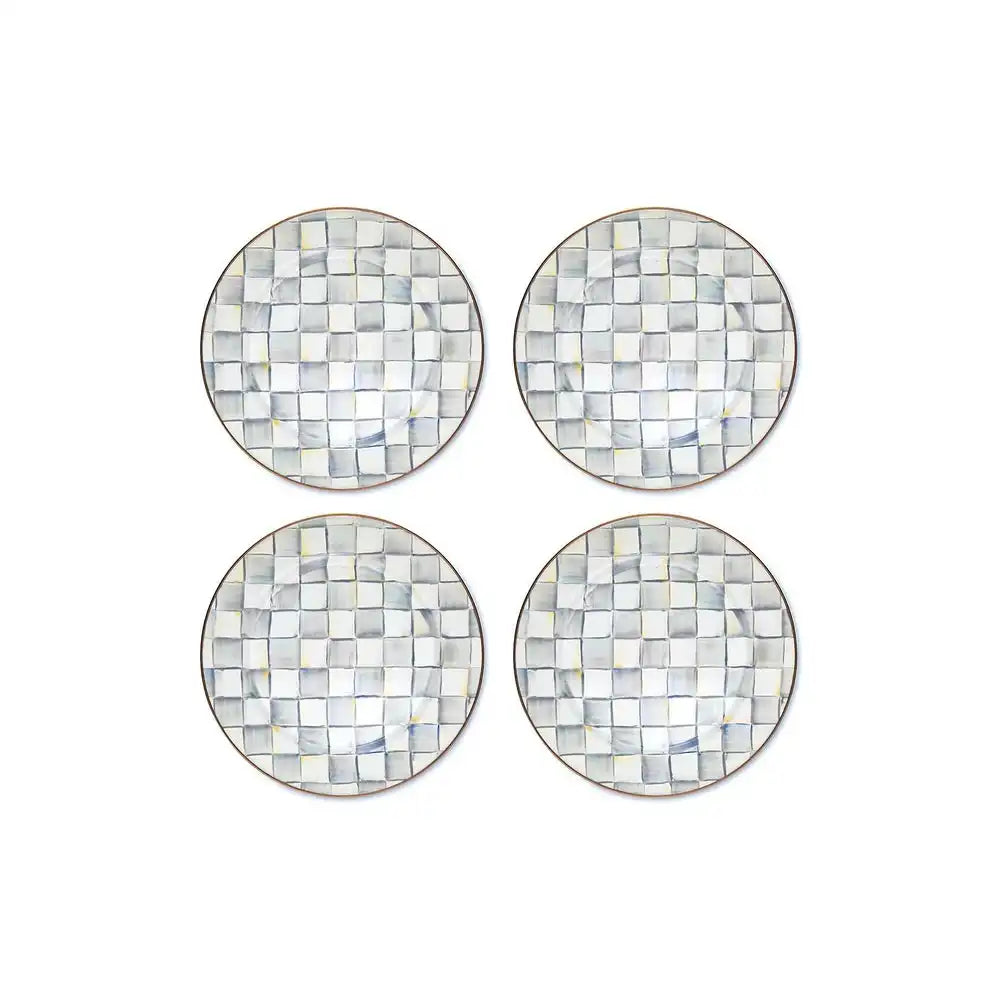 Royal Check Dinner Plates, Set of 4