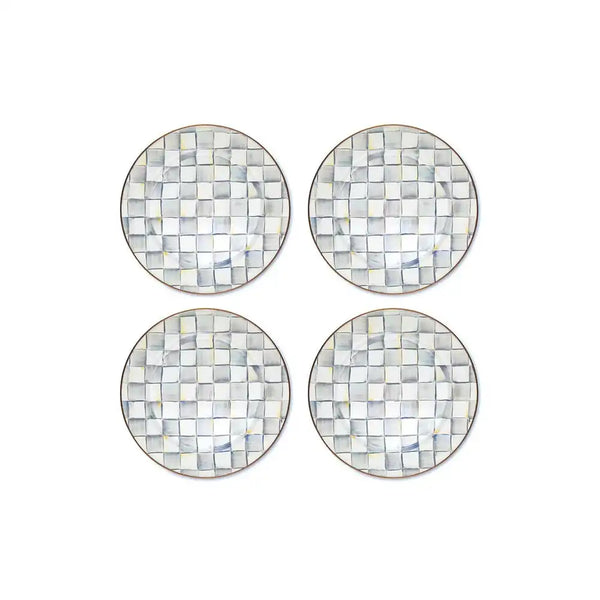 Royal Check Dinner Plates, Set of 4