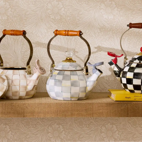 Courtly Check Whistling Tea Kettle
