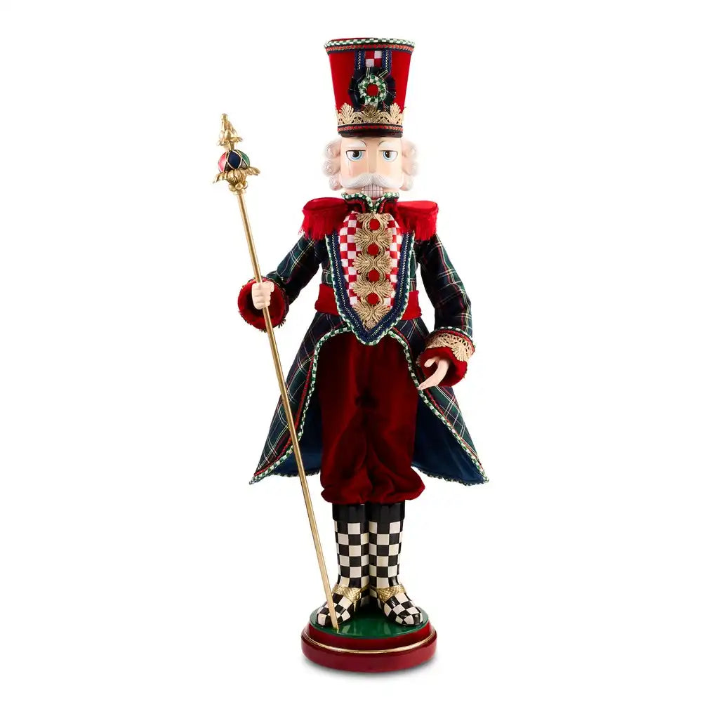 Timeless Tartan Fabric Nutcracker Main image