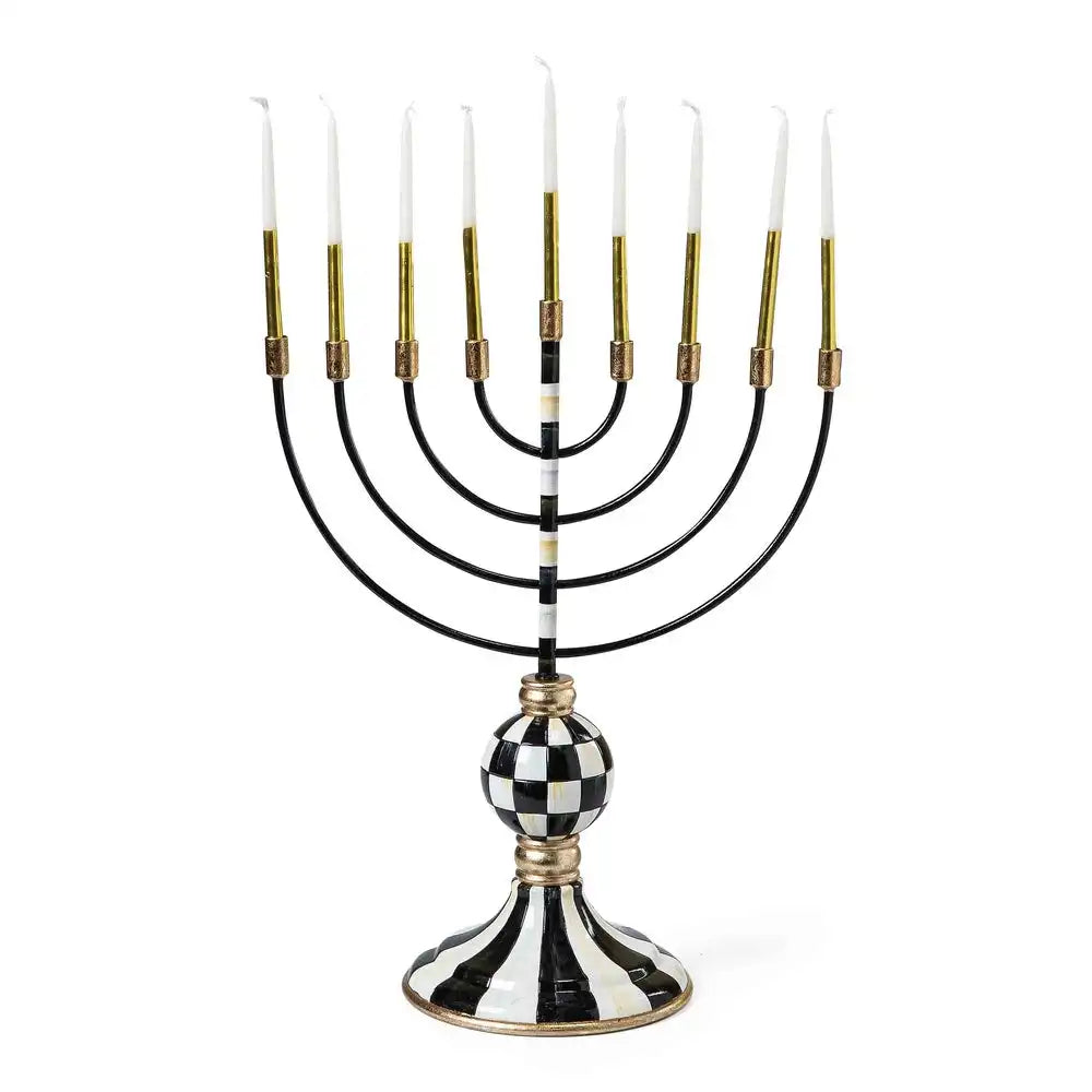 Courtly Menorah