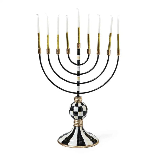 Courtly Menorah