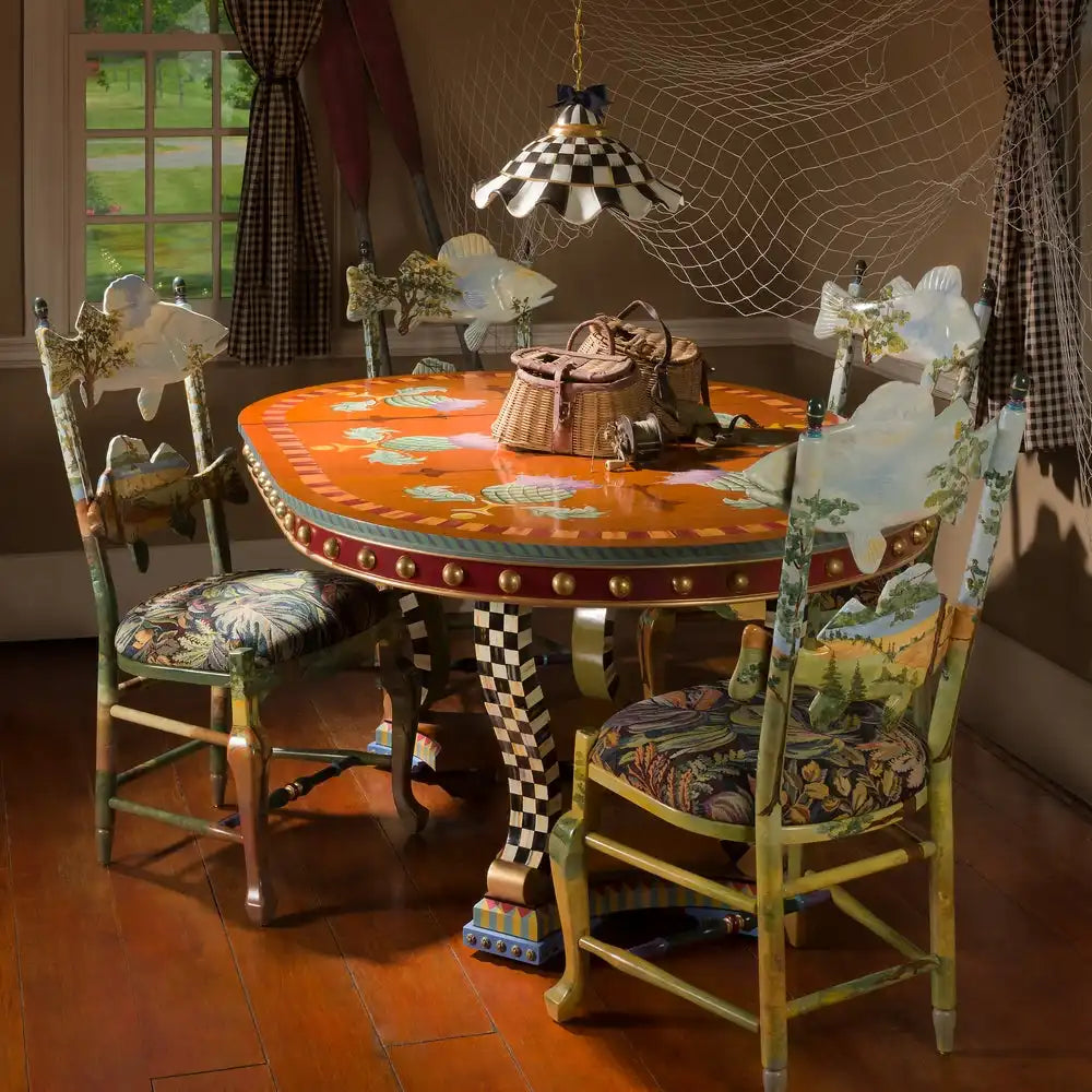 Courtly Check Ceramic Fluted Hanging Lamp Secondary image