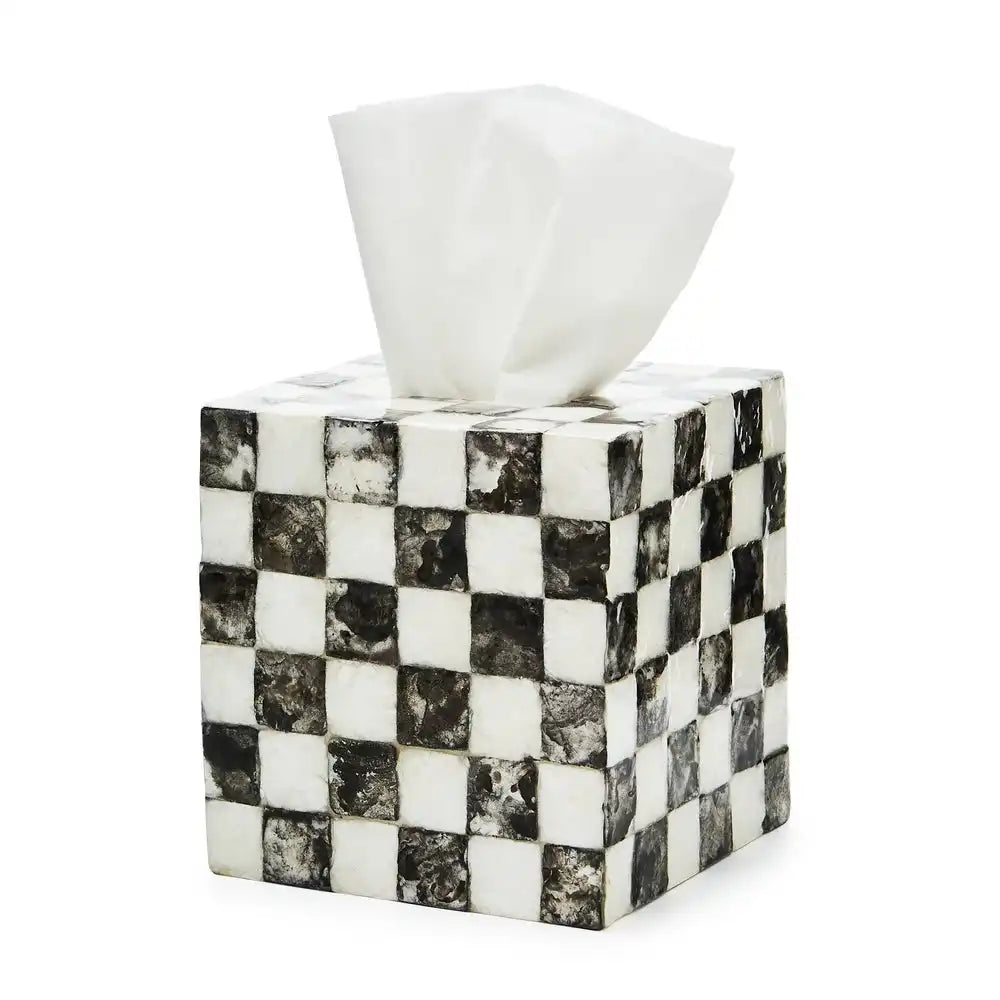 Courtly Check Capiz Vanity Tray