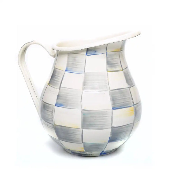 Emerald Check Pitcher