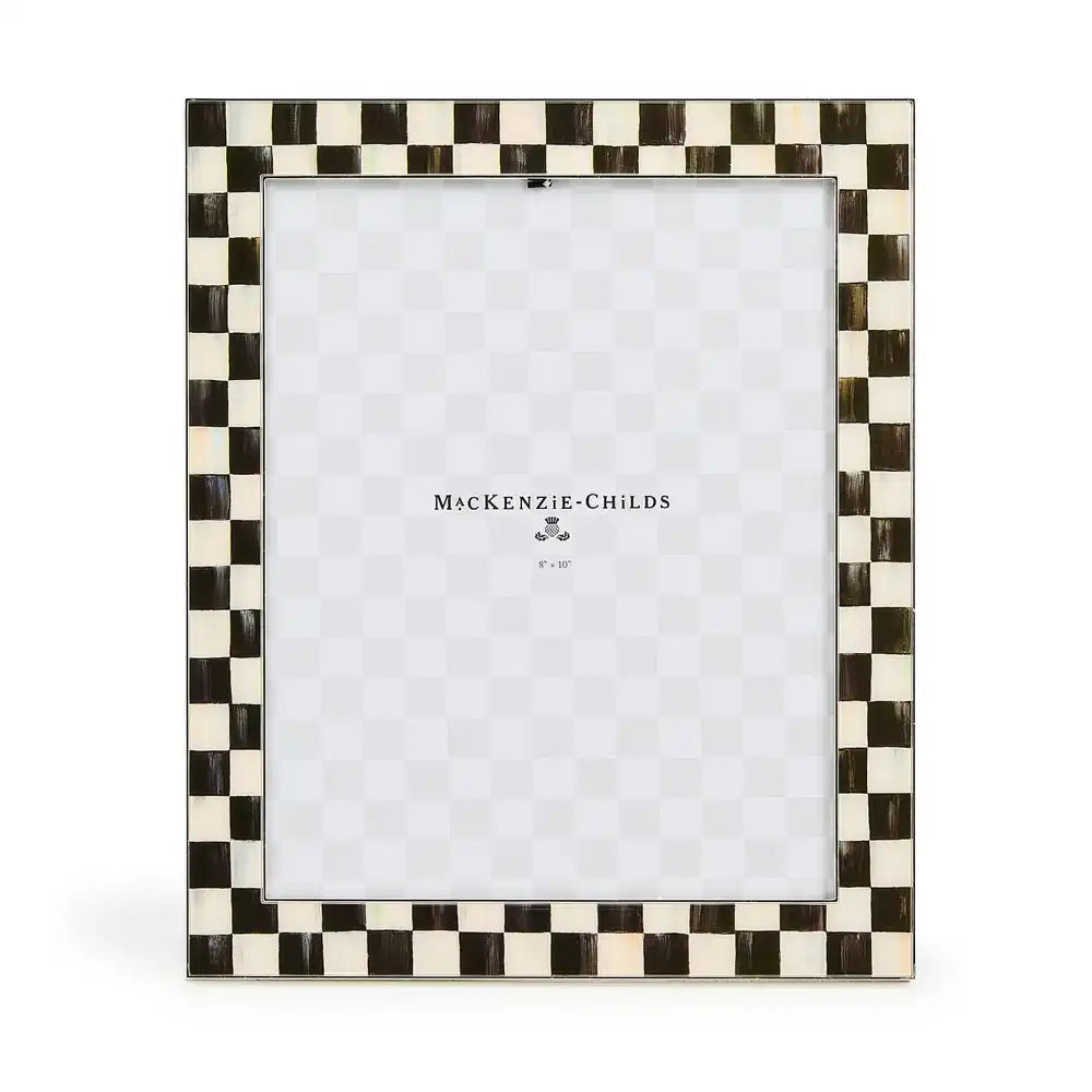 Courtly Check Silver Plated 5" x 7" Frame