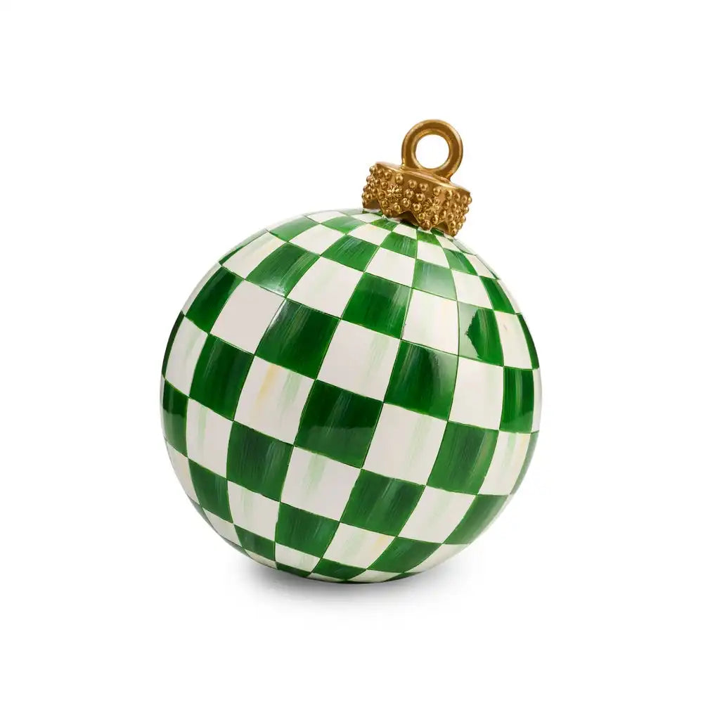 Red Stripe Medium Tabletop Ornament