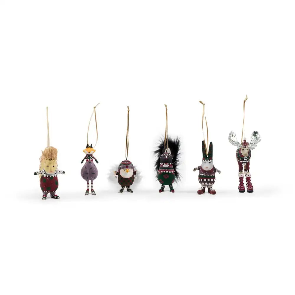 Patience Brewster Mooseltoe Mini Ornaments, Set of 6 Main image