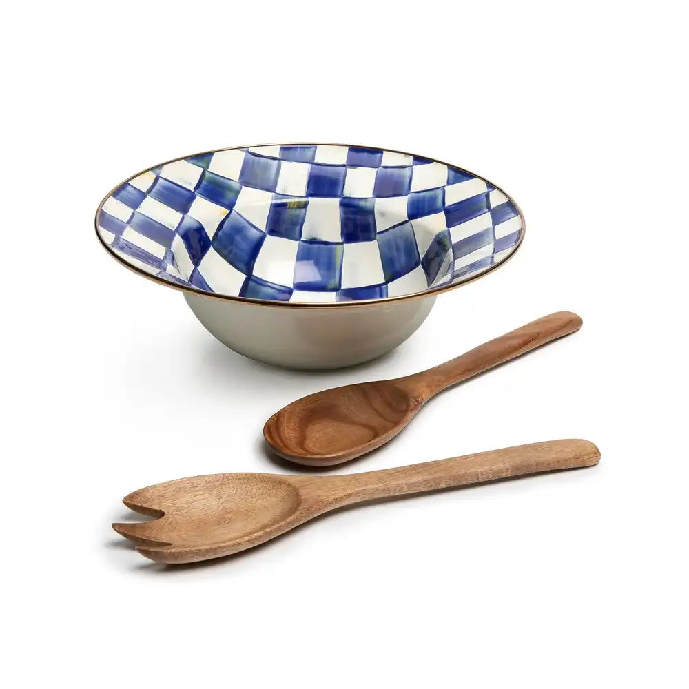 Courtly Check Salad Serving Set