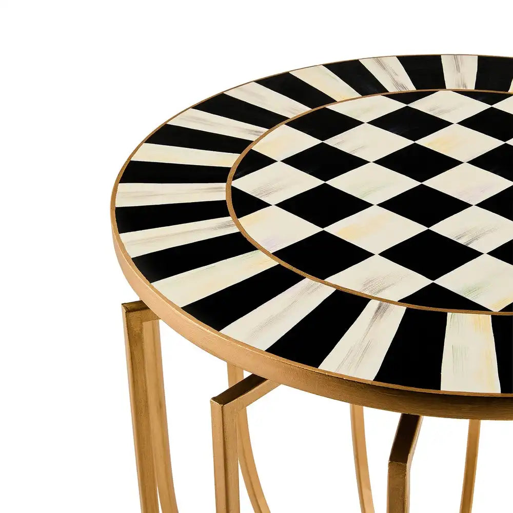 Courtly Basket Accent Table