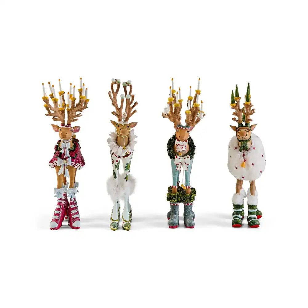 Patience Brewster Dash Away Reindeer Figure Set