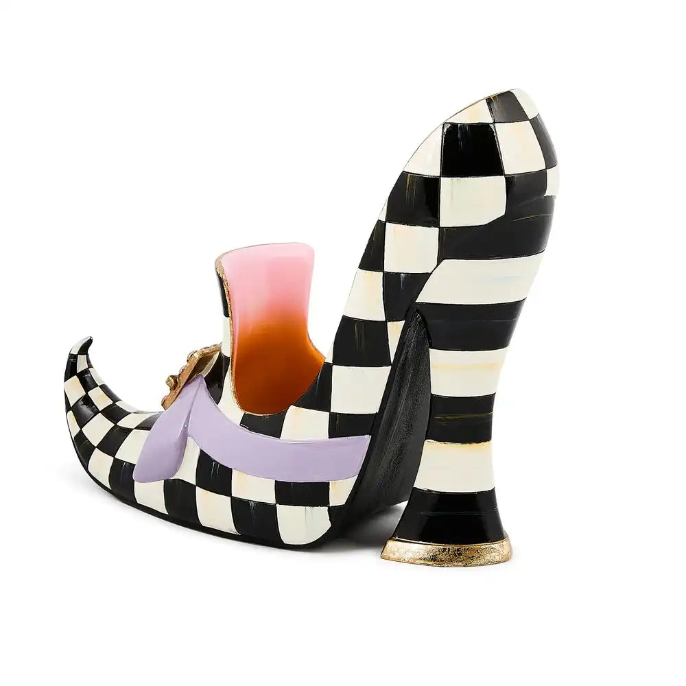 Trick or Treat Witch's Shoe Figurine