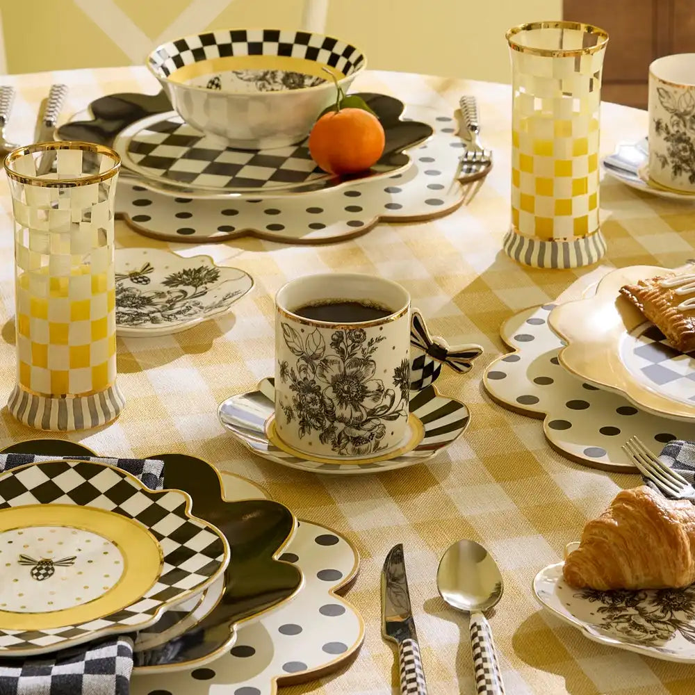 Bee Toile Mug & Saucer Set Secondary image