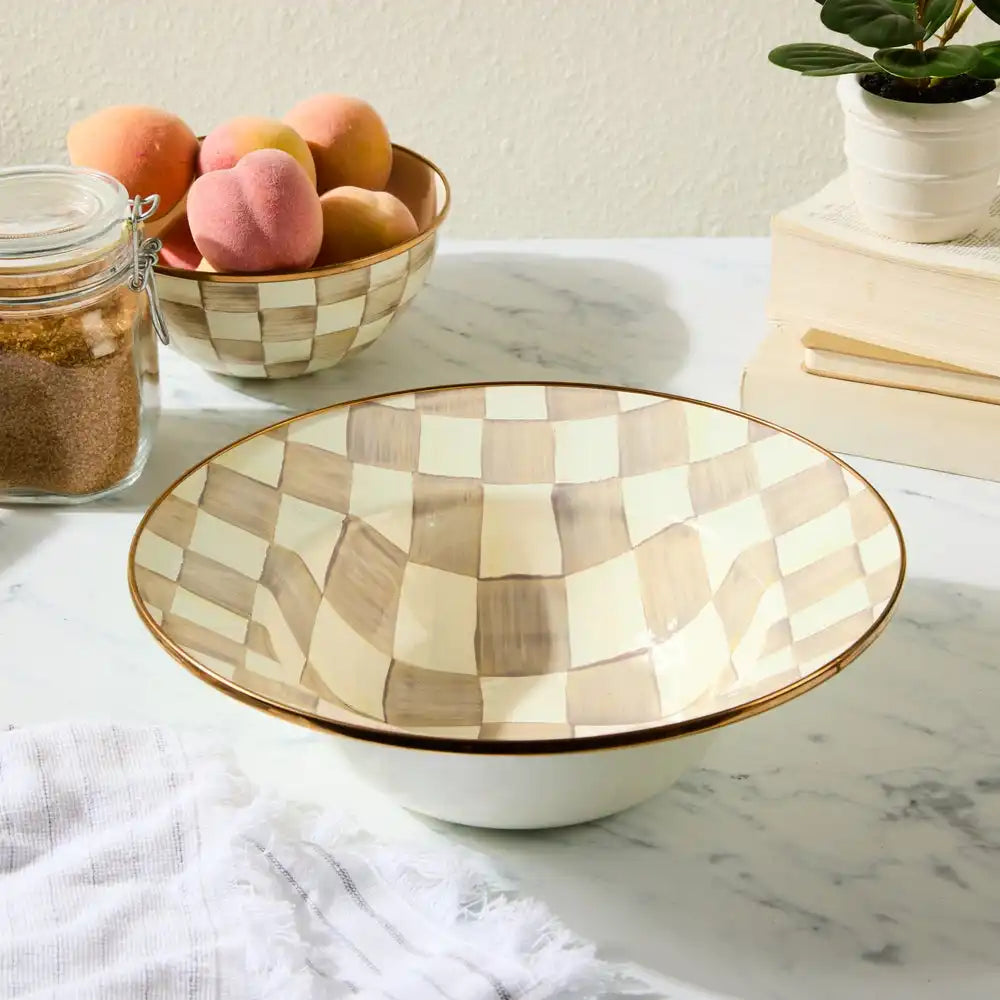 Courtly Check Serving Bowl