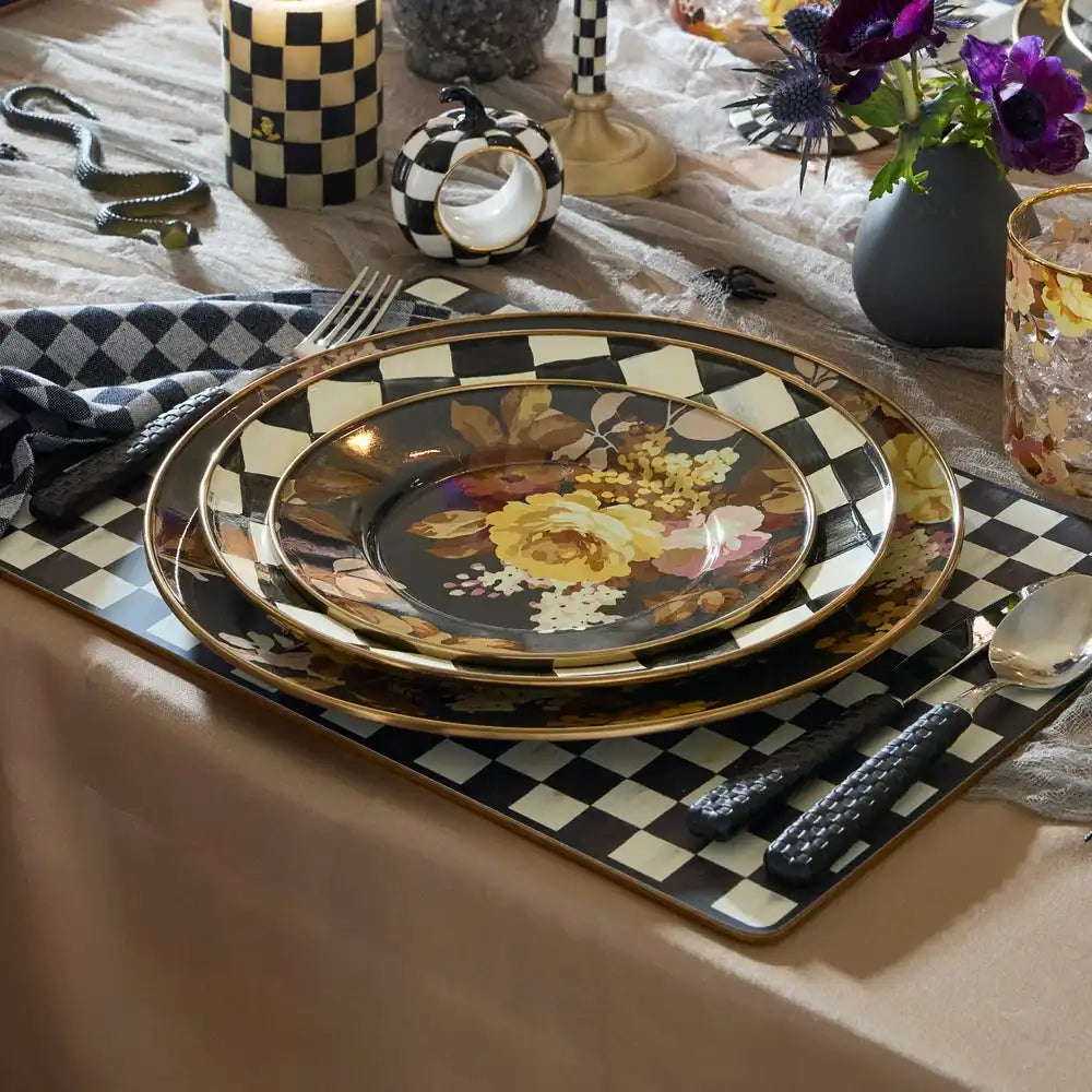 Wild Rose Brown Salad Plate Secondary image