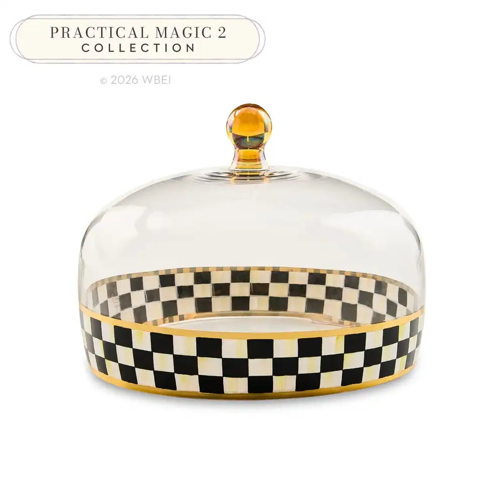 Courtly Check Glass Cake Dome Main image