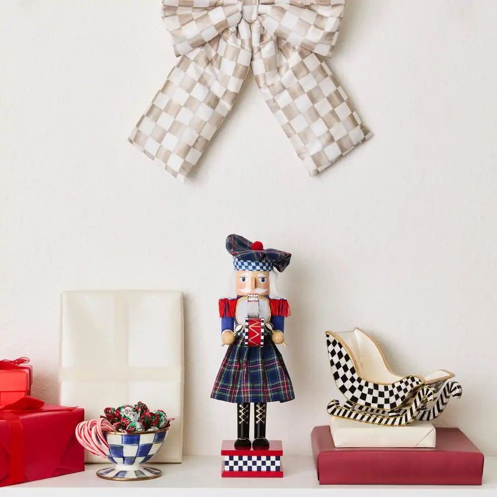 Timeless Tartan Wood Nutcracker Secondary image