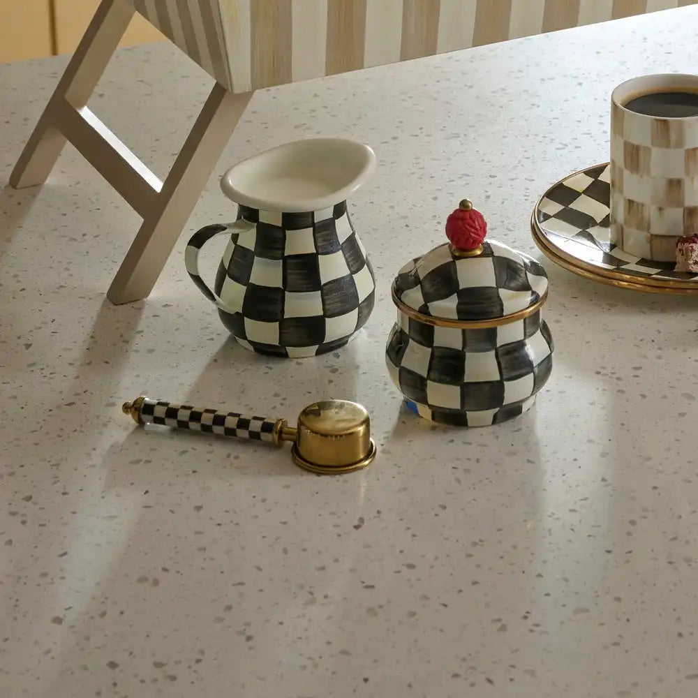 Courtly Check Supper Club Gold Coffee Scoop