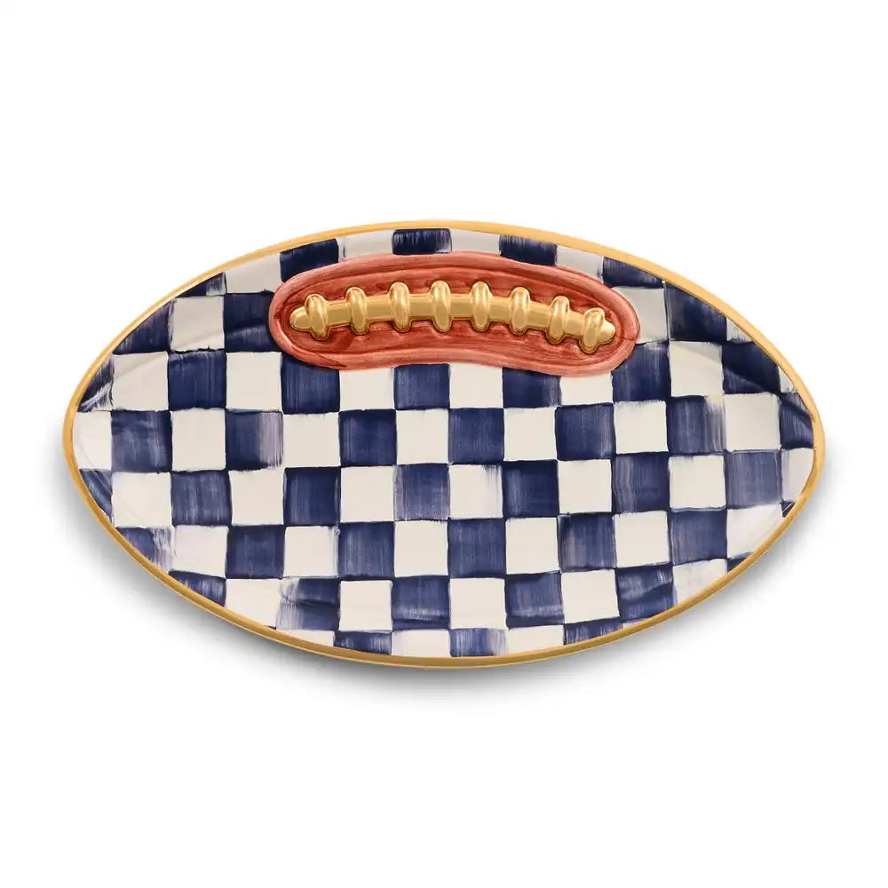 Courtly Check Football Platter