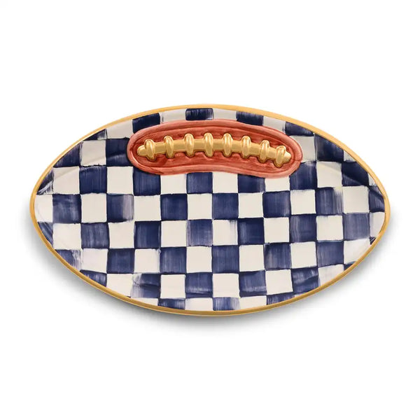 Courtly Check Football Platter