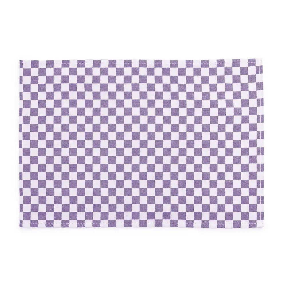Dark Green Check Placemat, Set of 4