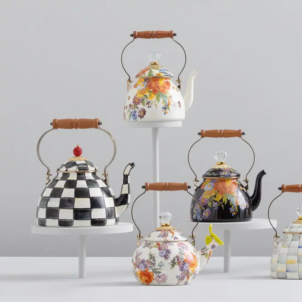 Courtly Check Whistling Tea Kettle