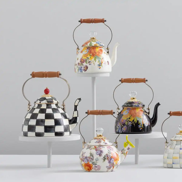 Courtly Check Whistling Tea Kettle