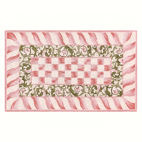 Rosy Check 3' x 5' Rug