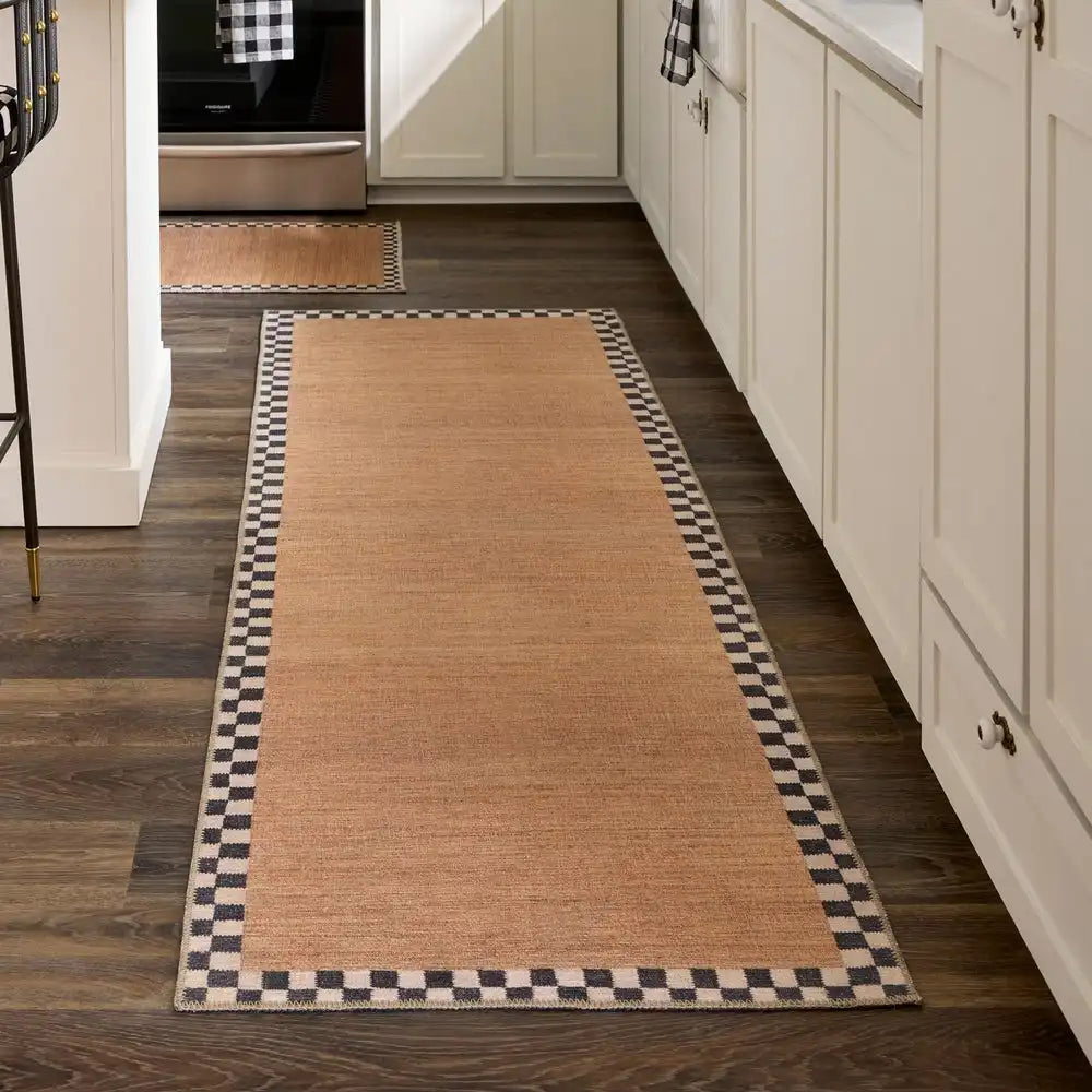 Naturals Check 2'6" x 8' Washable Runner Secondary image