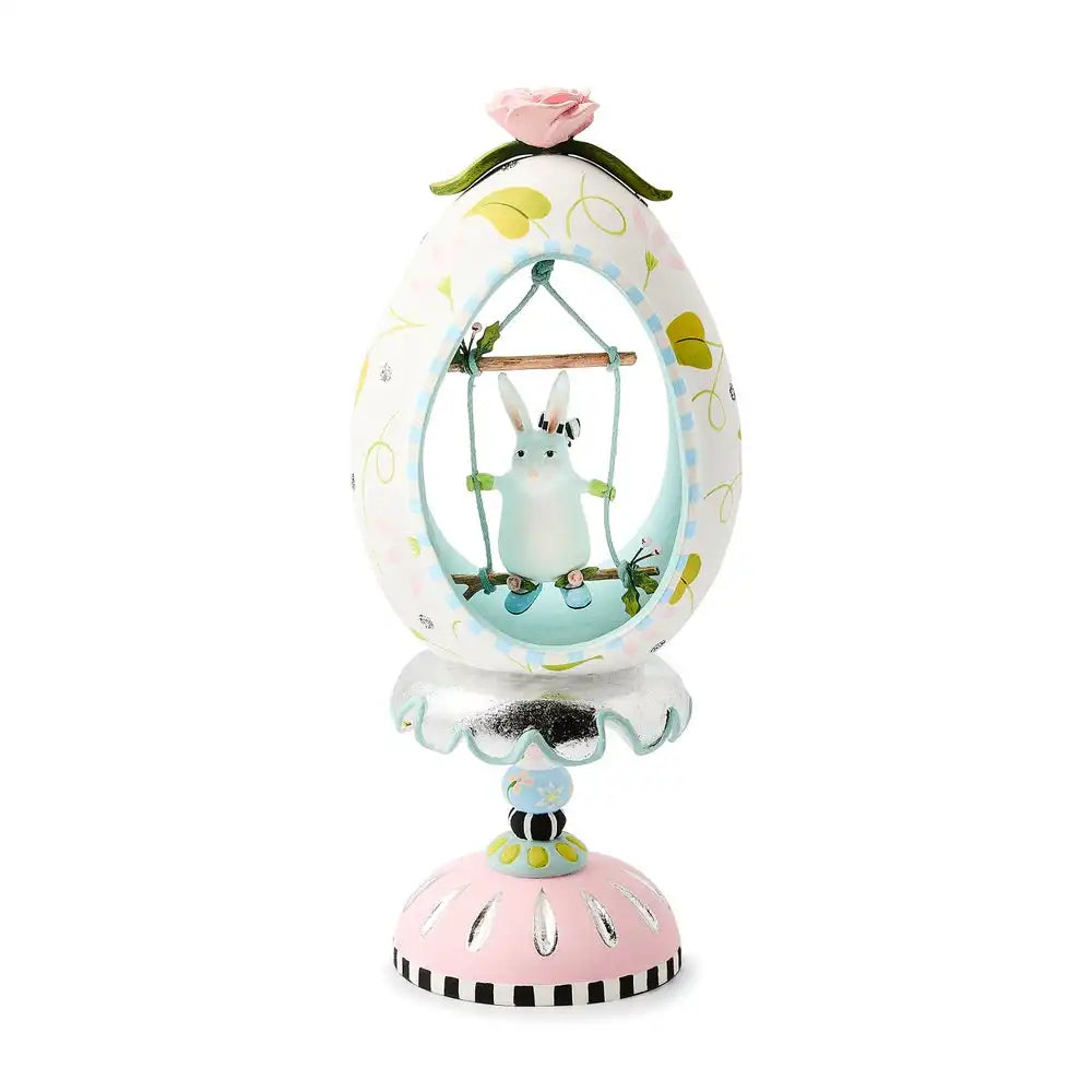 Patience Brewster Rabbit Pedestal Egg Main image