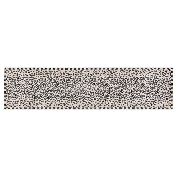 Snow Leopard 2'6" x 8' Washable Runner
