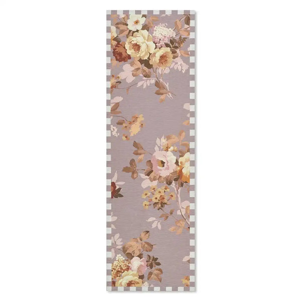 Taupe Wild Rose 8' x 10' Washable Rug