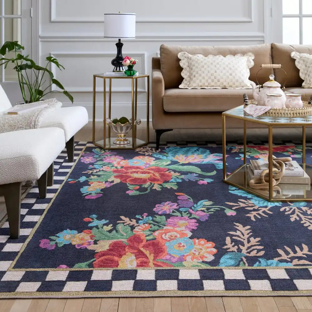 Flower Market 8' x 10' Washable Rug Secondary image