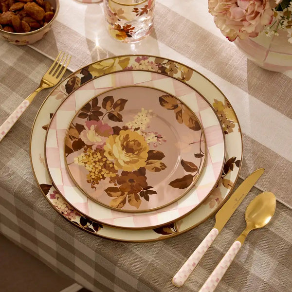 Wild Rose Mauve Dinner Plate