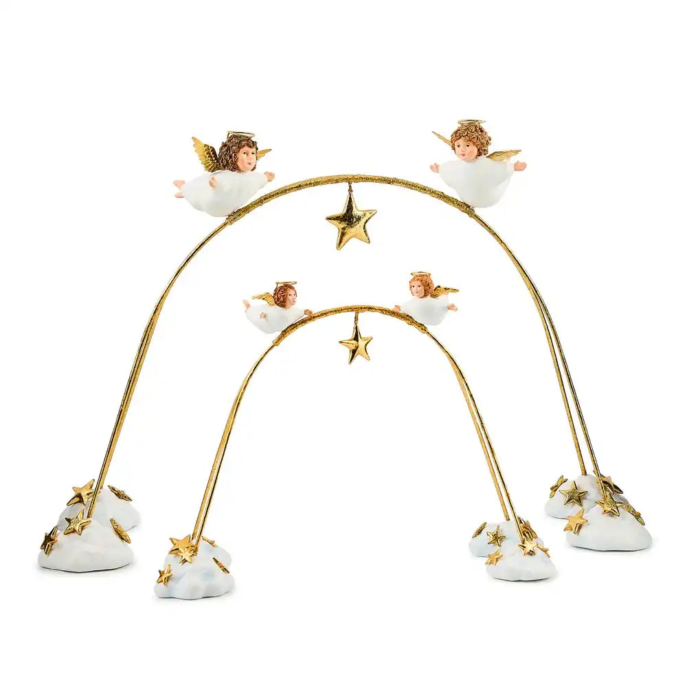 Patience Brewster Nativity Cherub Angels Mini Arch Set, Set of 4