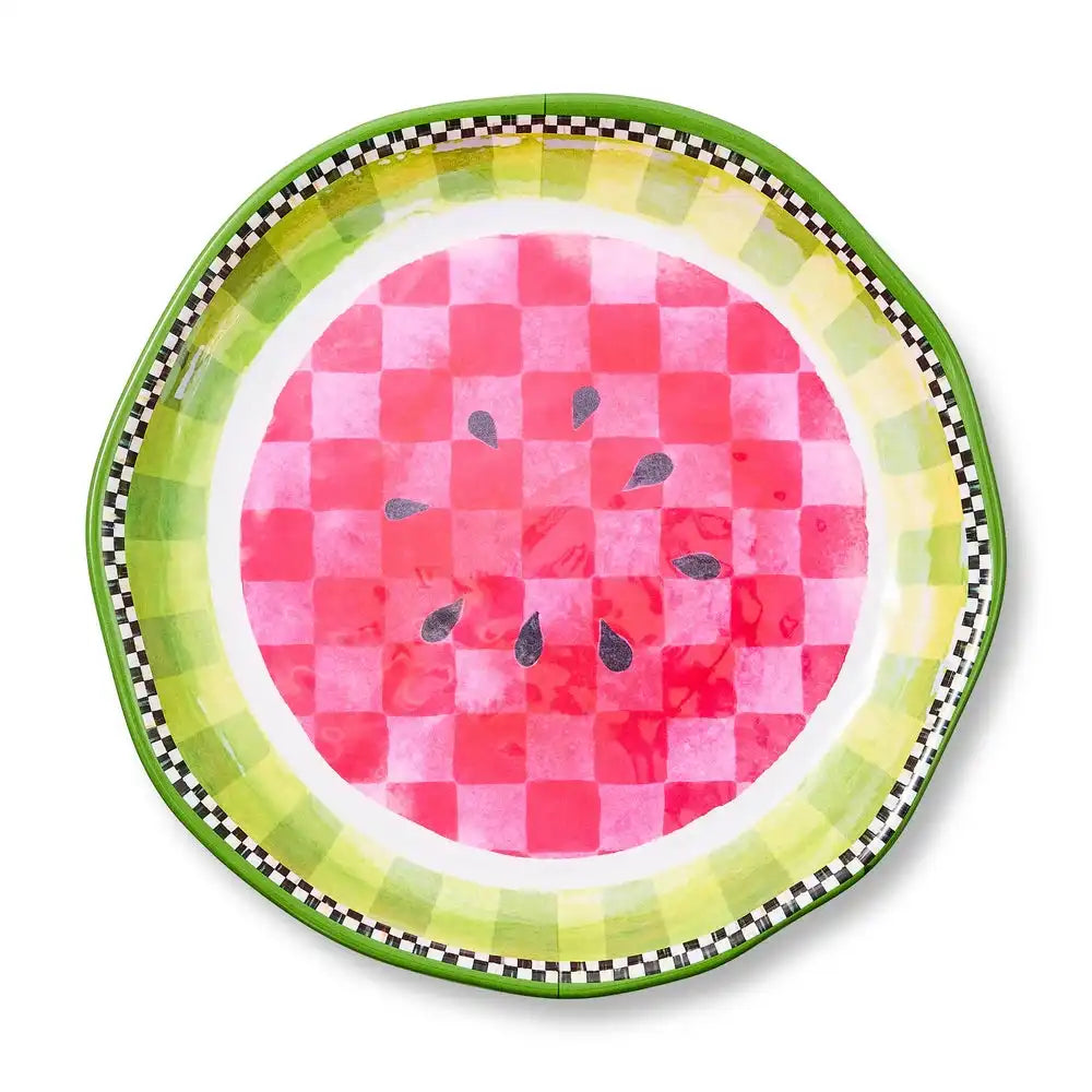 Watermelon Melamine Oval Platter