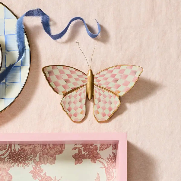 Courtly Check & Stripe Butterfly Trio