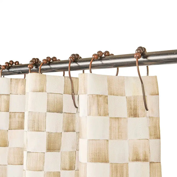 Courtly Check Shower Curtain