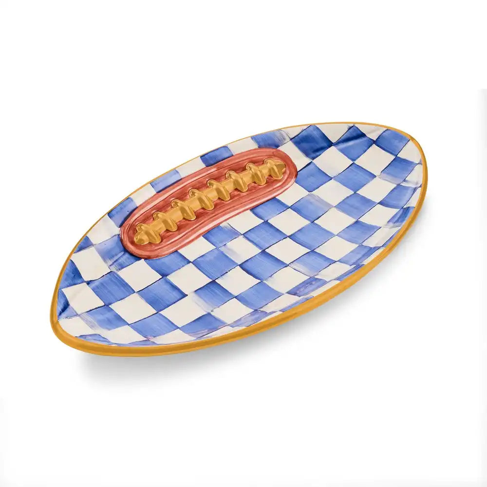 Courtly Check Football Platter