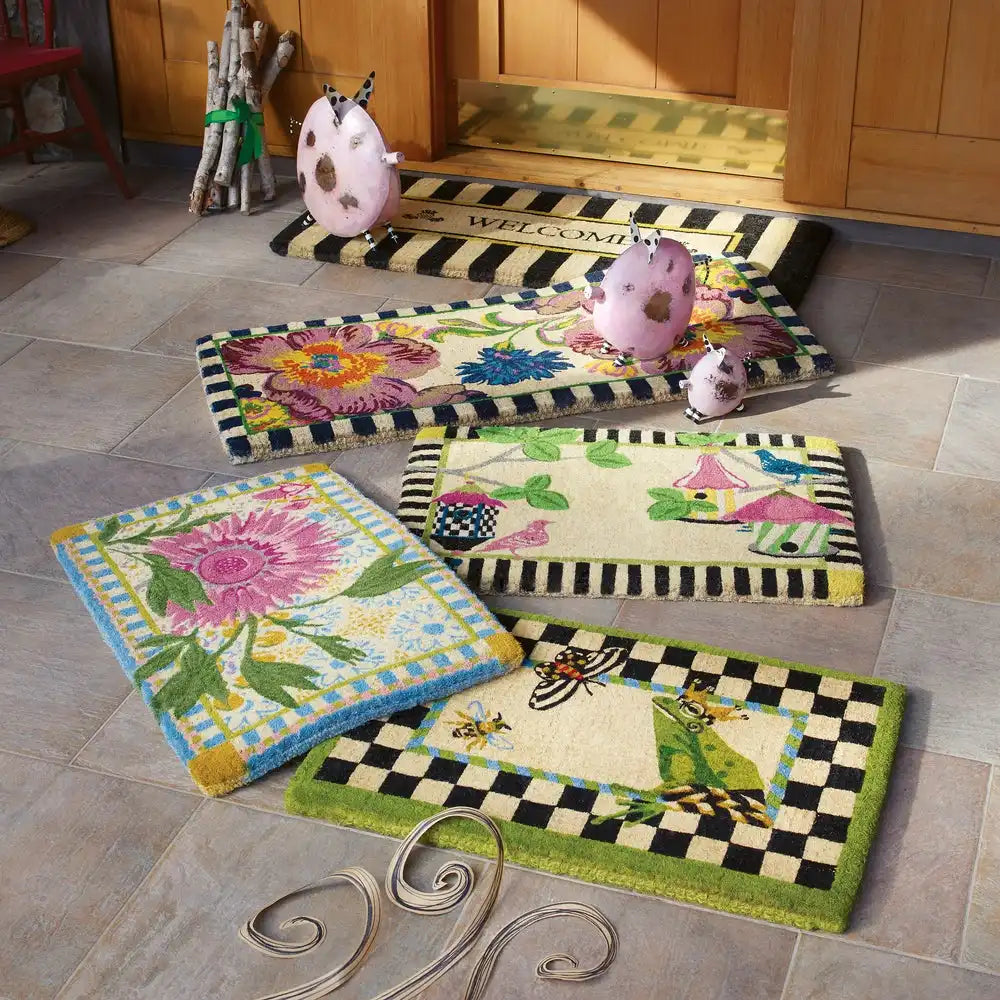 Welcome Awning Stripe Double Door Entrance Mat Secondary image