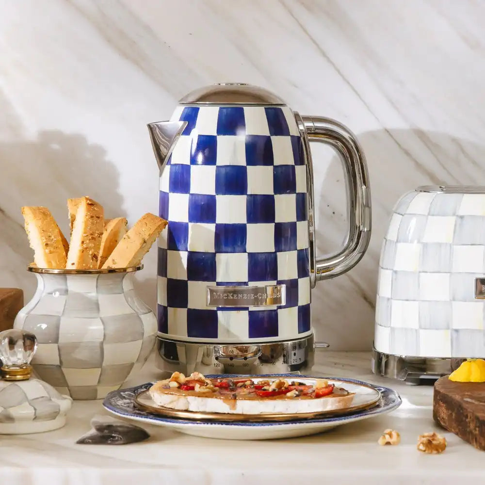Emerald Check Electric Kettle