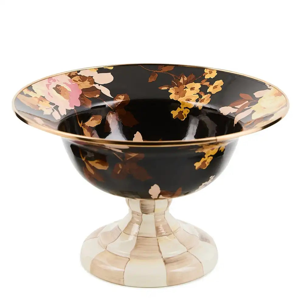White Flower Market Small Compote