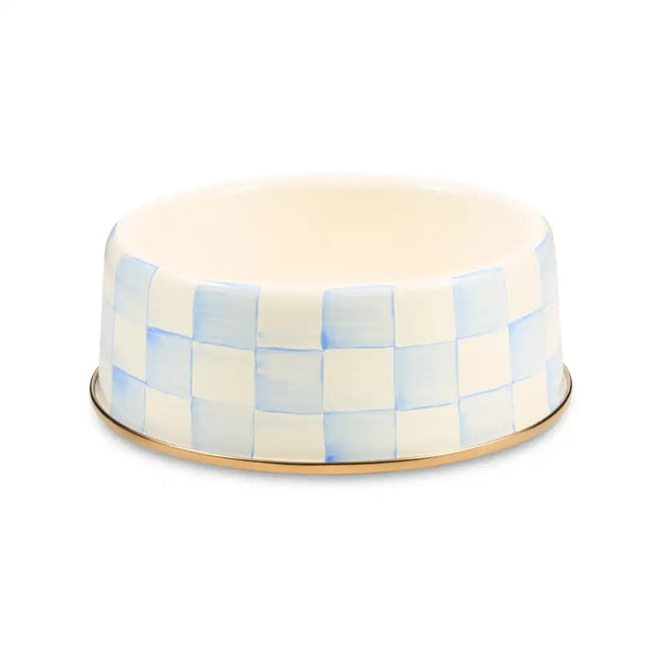 Sky Check Small Pet Dish