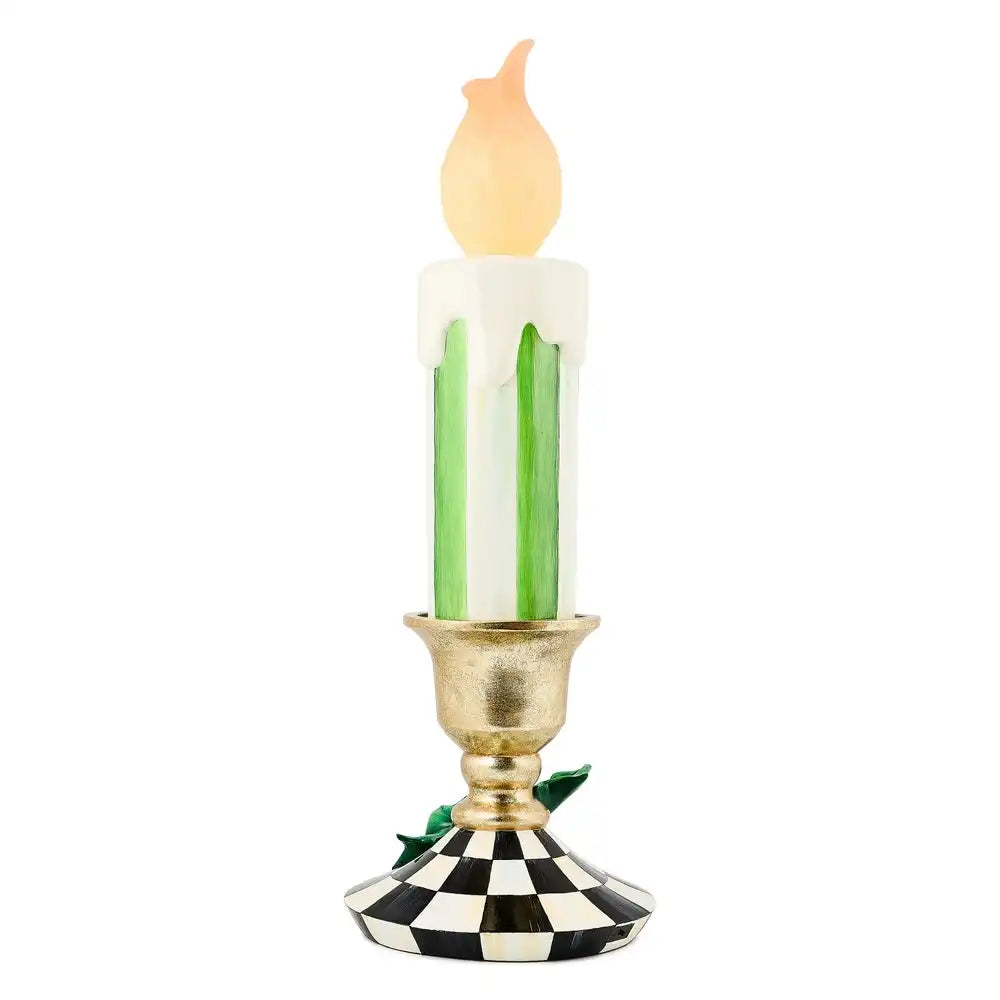 Check It Out Illuminated Small Trophy Candle
