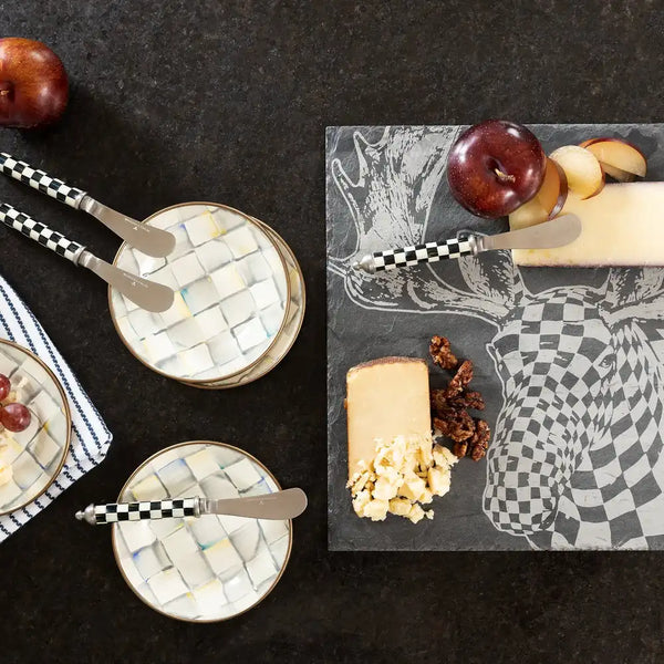 Courtly Check Supper Club Spreaders