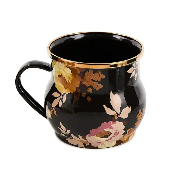 White Flower Market Mug